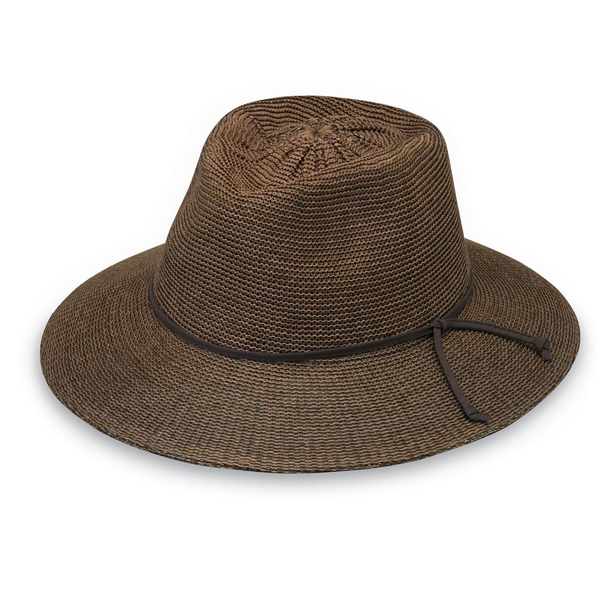 Victoria Fedora - Suede - Poly Straw