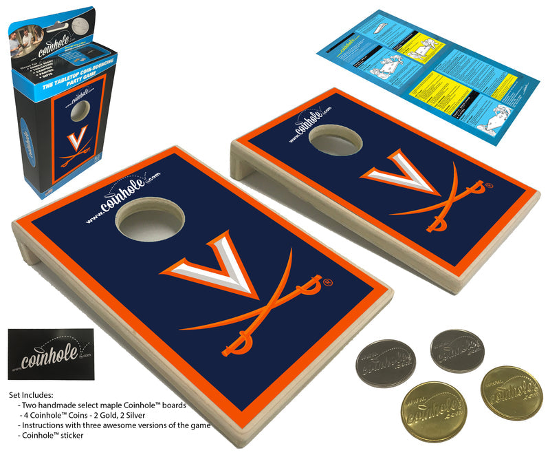 University of Virginia Coinhole Game Set