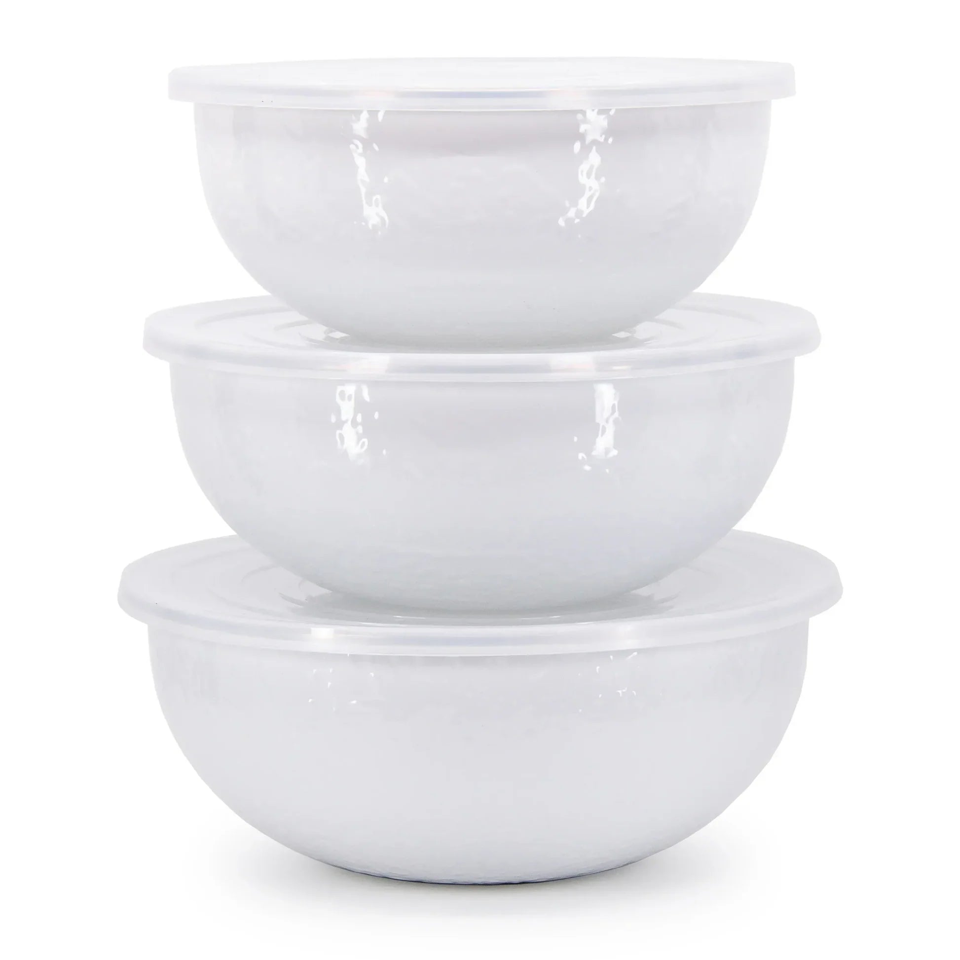Solid White Mixing Bowls - Nesting (set of 3)