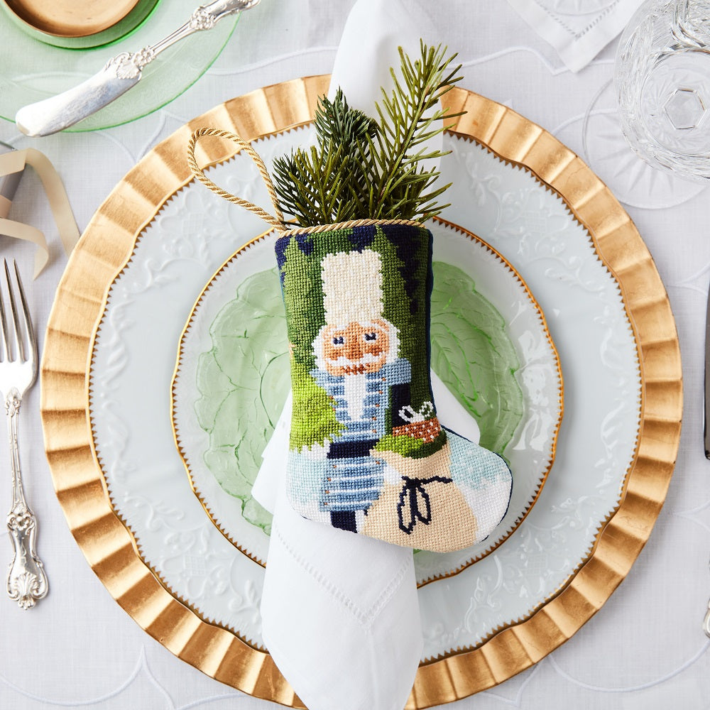 WINTER SOLSTICE NUTCRACKER BAUBLE STOCKING