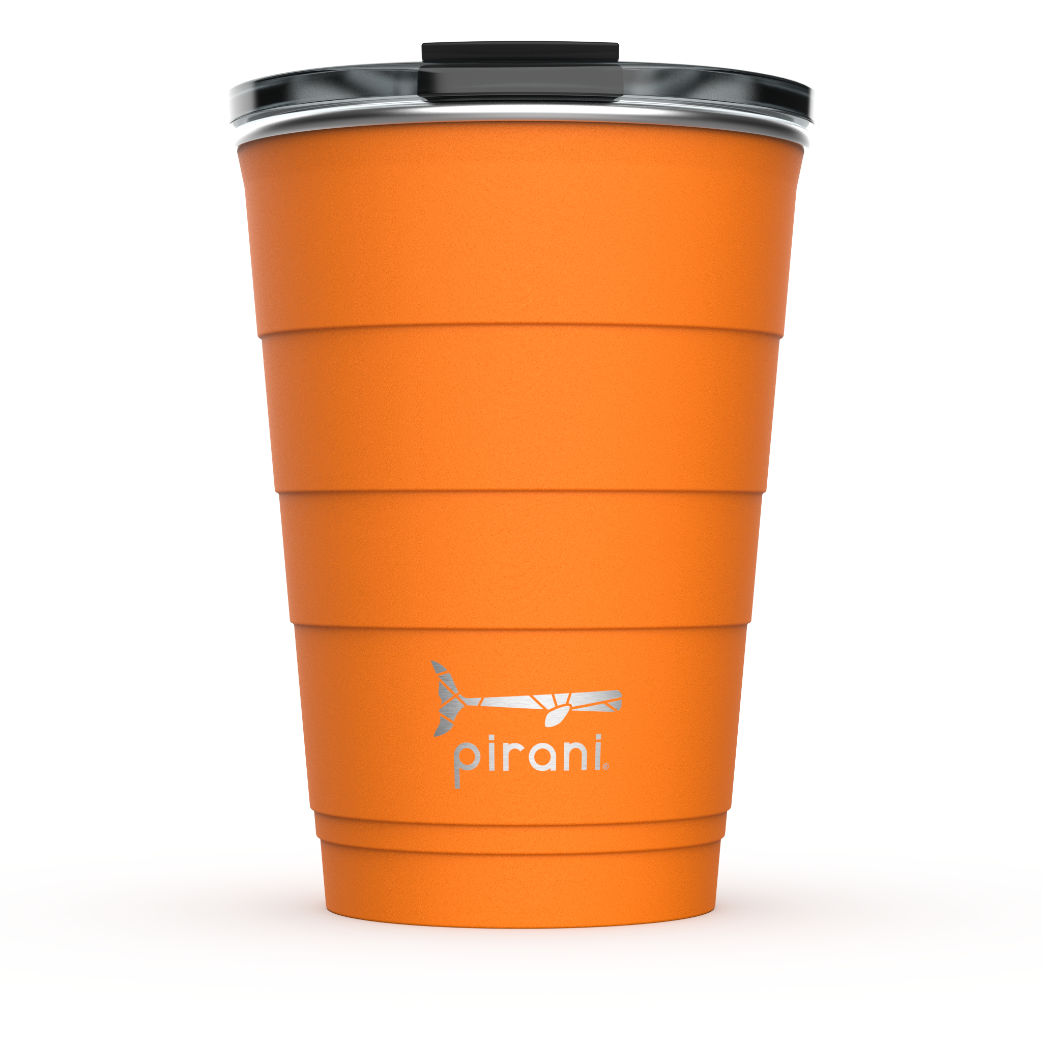 NEW Solar Orange 16 oz Stainless Steel Insulated Tumbler