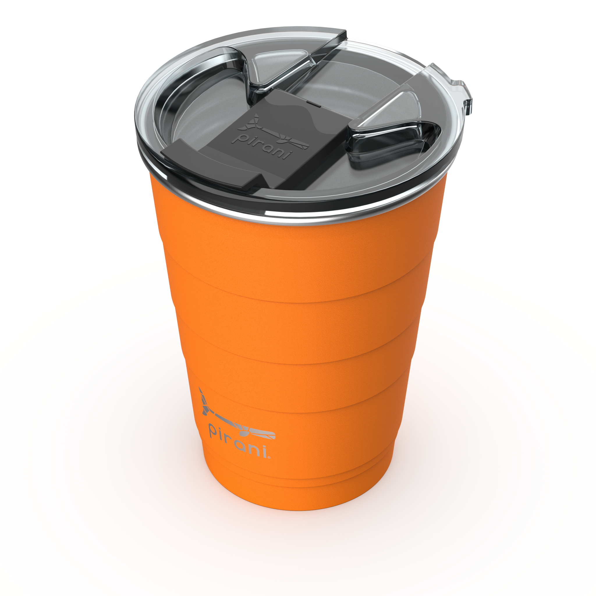 NEW Solar Orange 16 oz Stainless Steel Insulated Tumbler