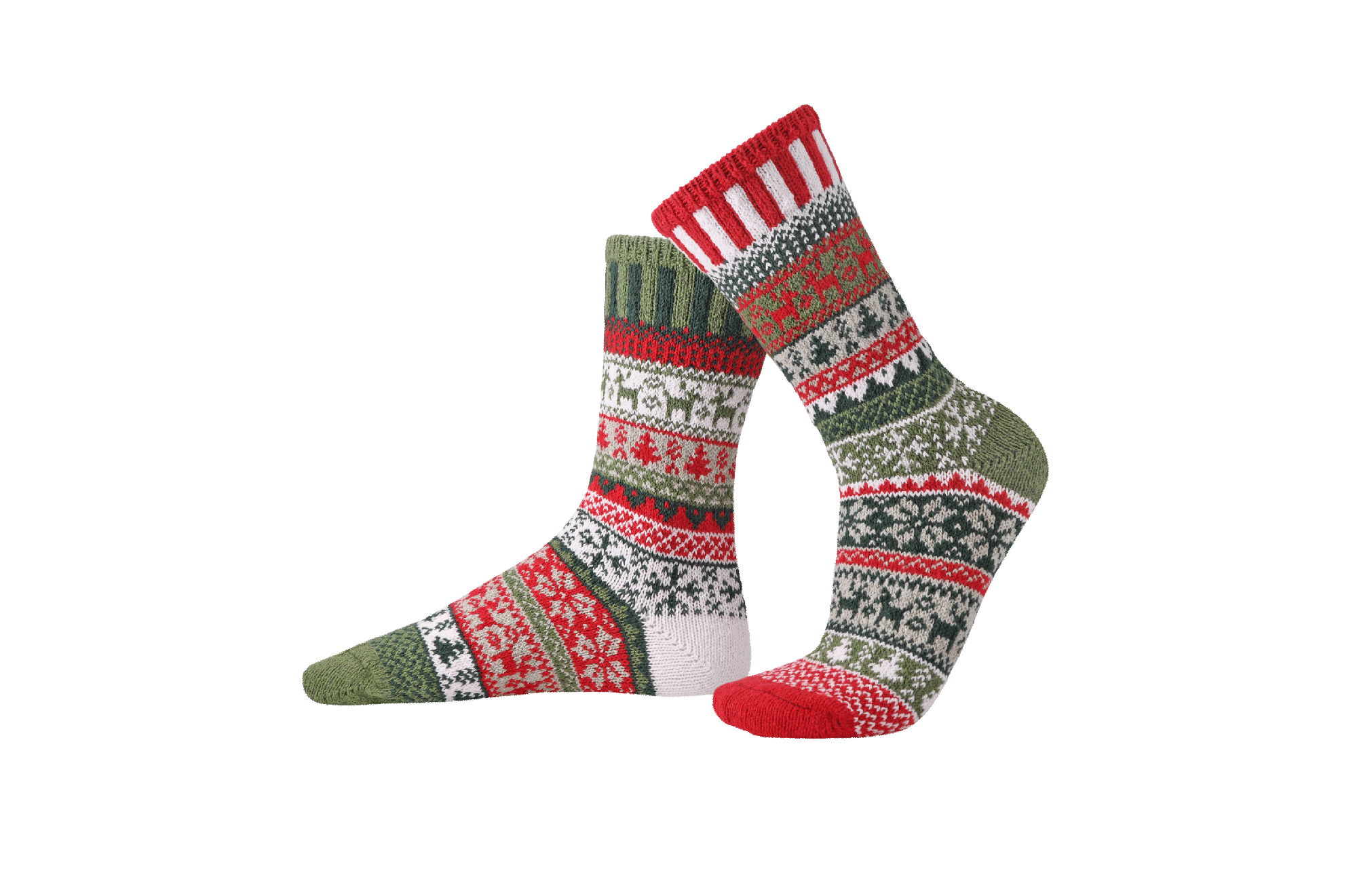 Yuletide Christmas Crew Socks - Small (W: 6-8, M: 5-7)