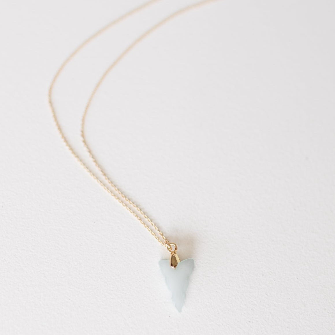 Zadye - 16" Amazonite Arrowhead Necklace
