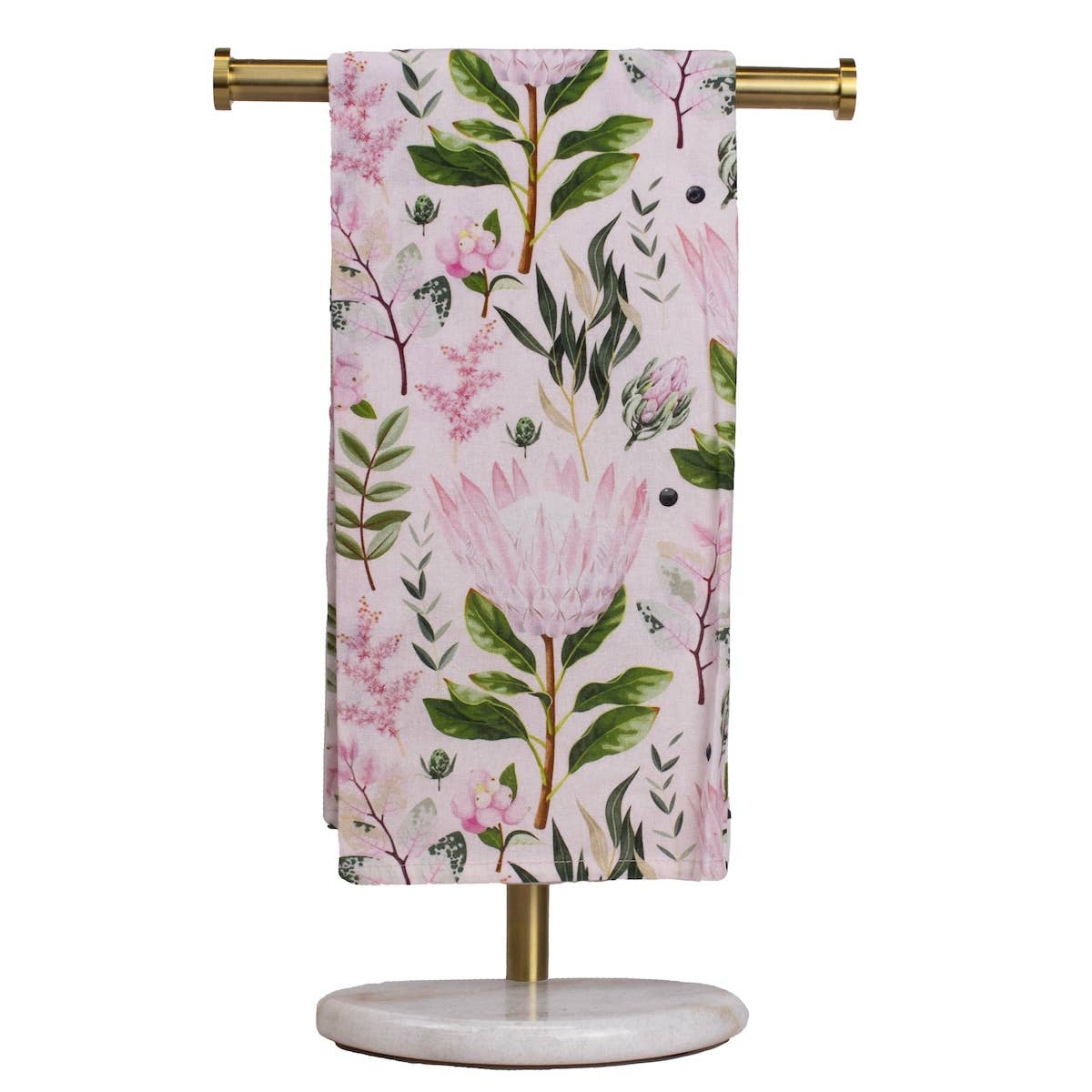 Secret Garden Hand Towel White/Pink 20"x28"