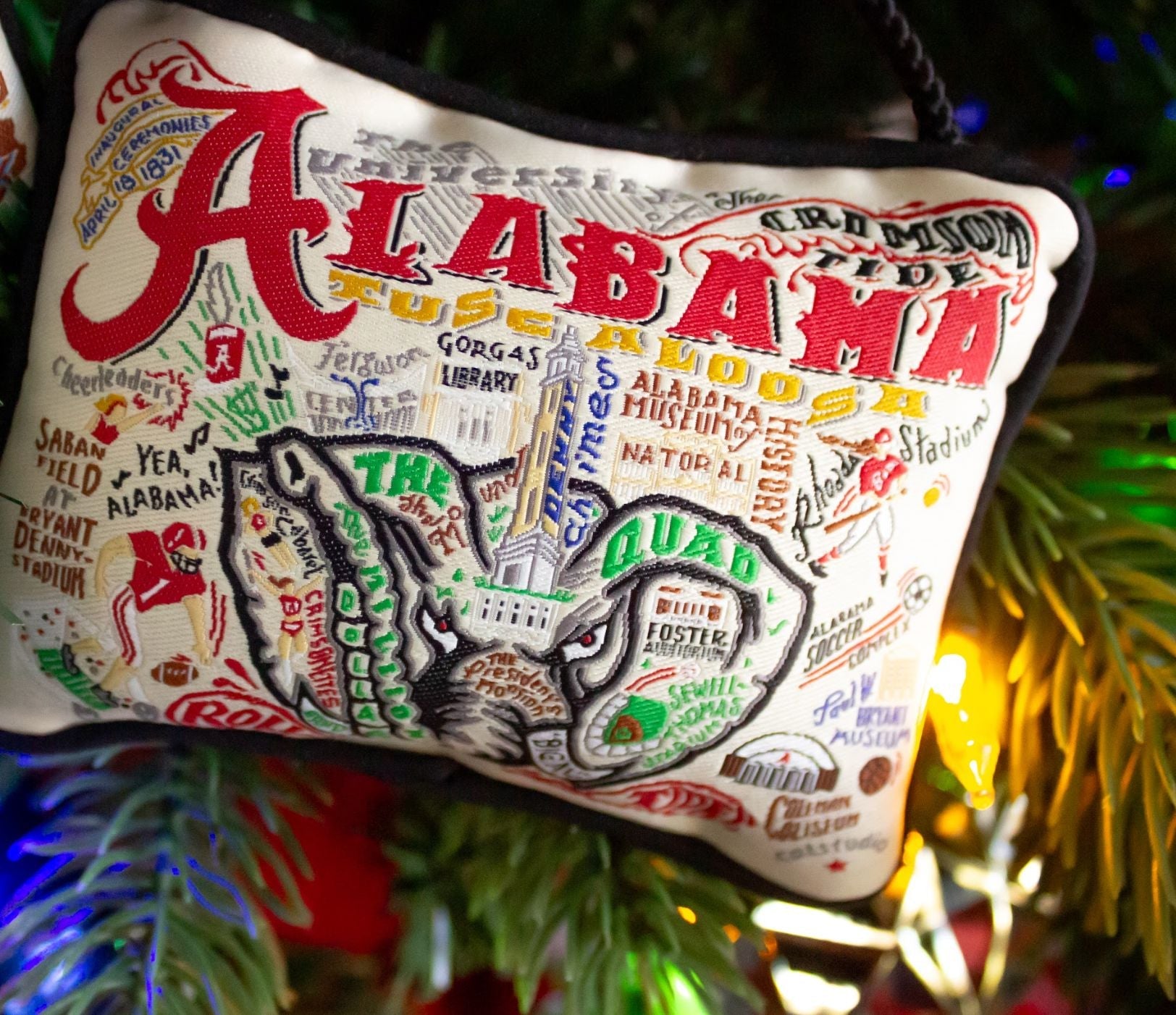 Mini Pillow Ornament - Alabama University