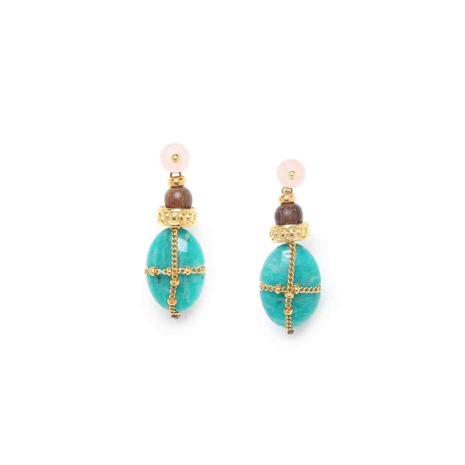 Amazonite Drop Earrings