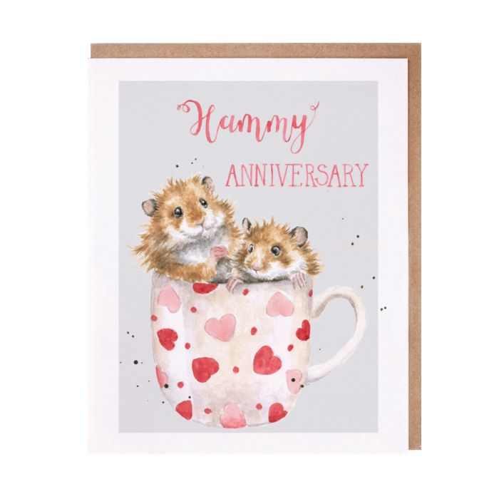 Hammy Anniversary (Hamster) Greeting Card