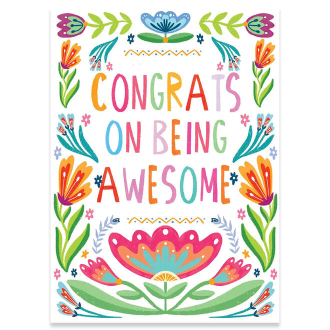 Awesome - Congratulations Greeting Card