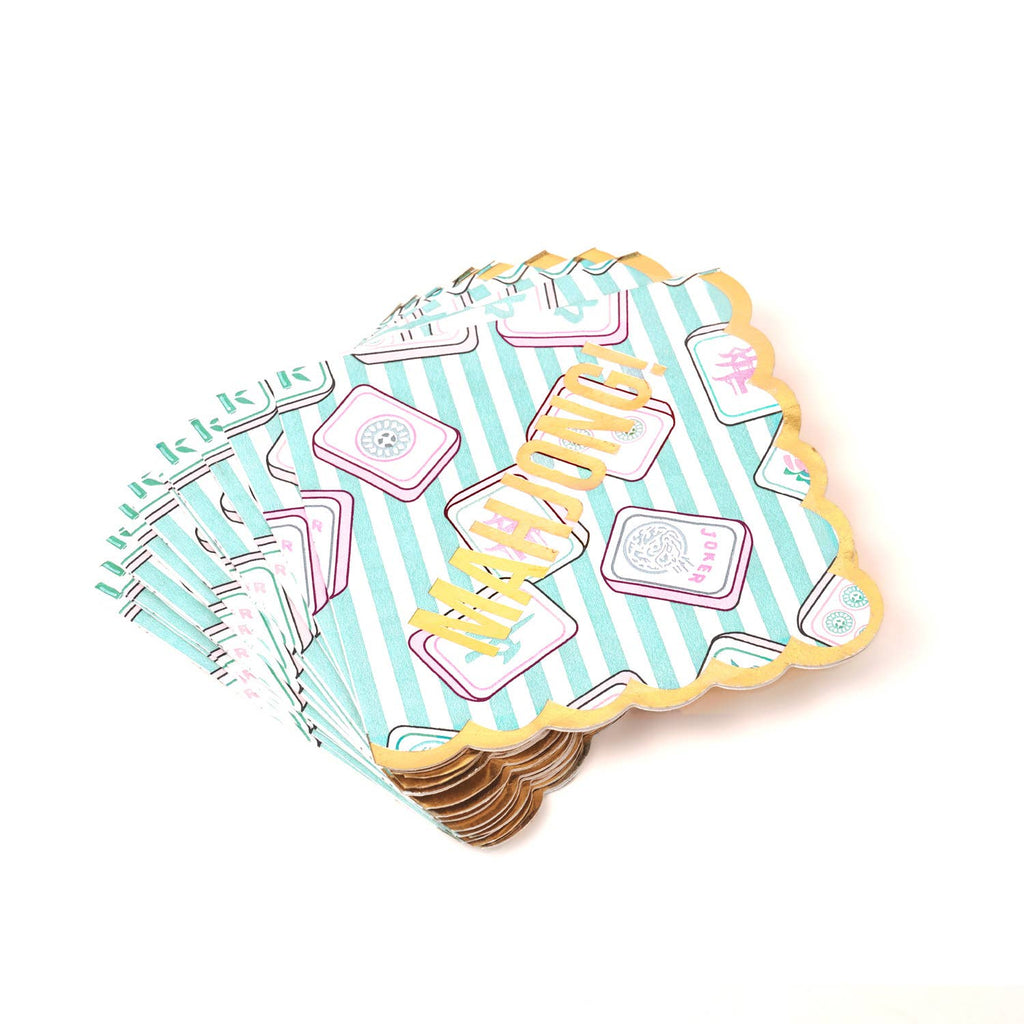 PAPER BEVERAGE NAPKINS MAJONG QTY 16