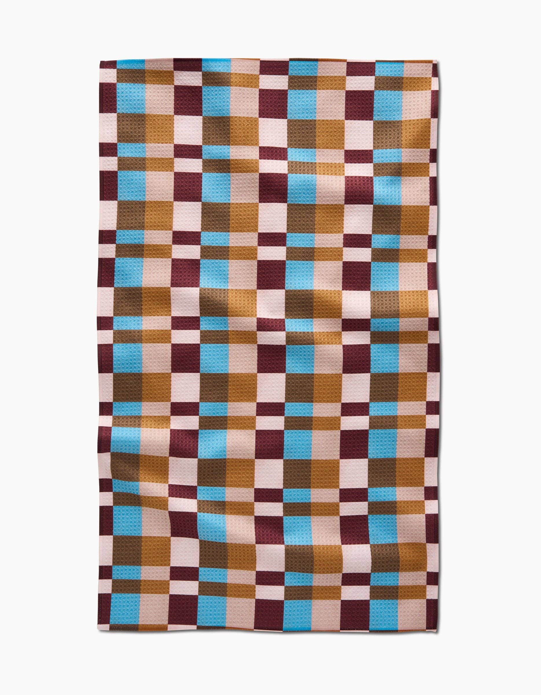 Tea Towel - Cozy Day Checkers
