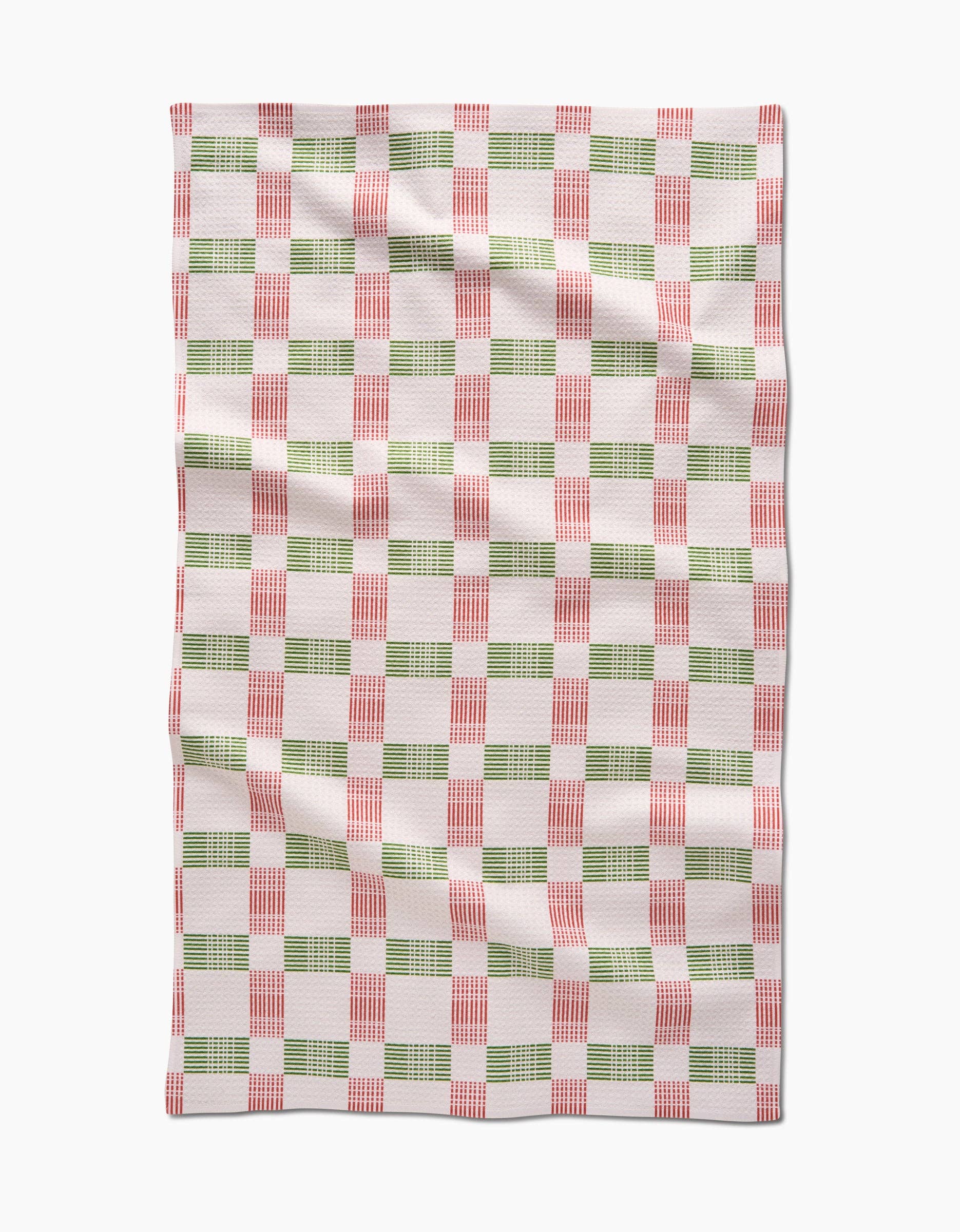 Tea Towel - Be Merry Plaid