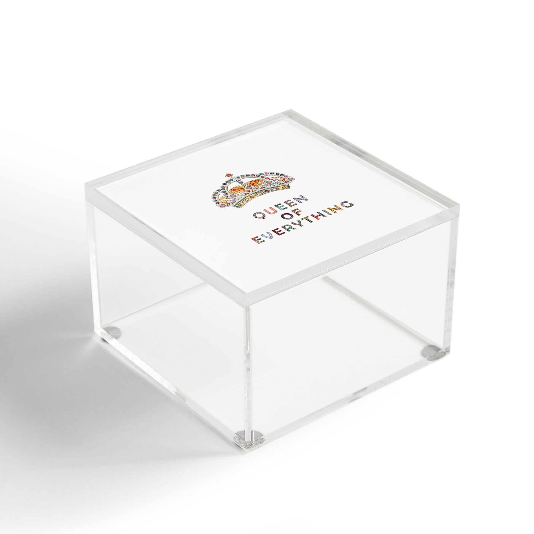 BIANCA ACRYLIC BOX  "QUEEN OF EFFING EVERYTHING"