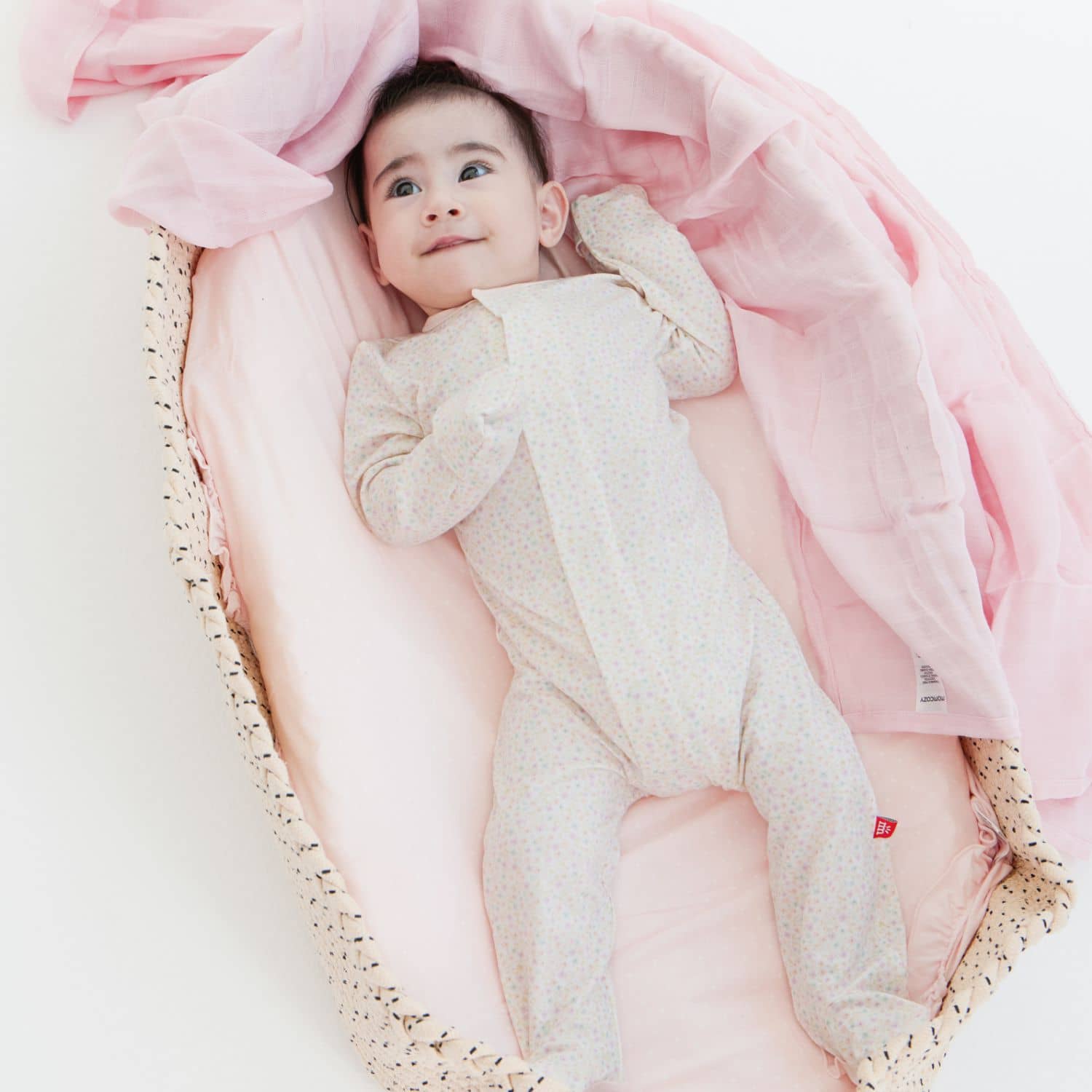 BEDFORD FLORAL MAGNETIC FOOTIE 0-3 MOS