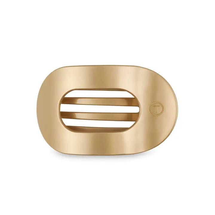 Round Flat Hair Clip - Medium - Champagne Toast