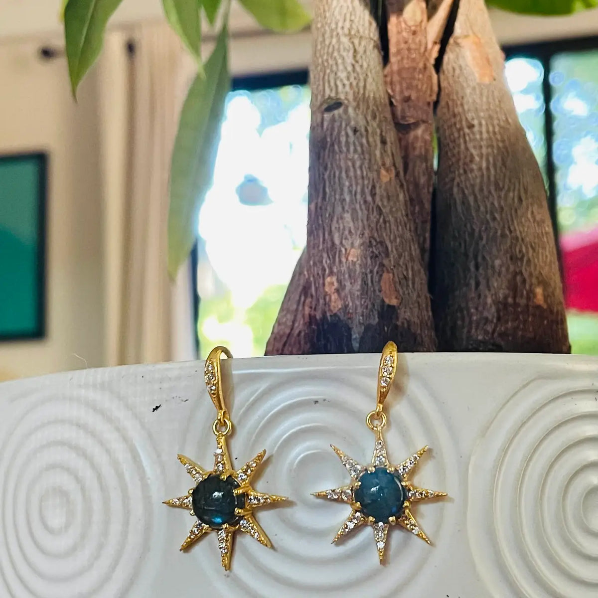 Labradorite Cabochon Sun Drops