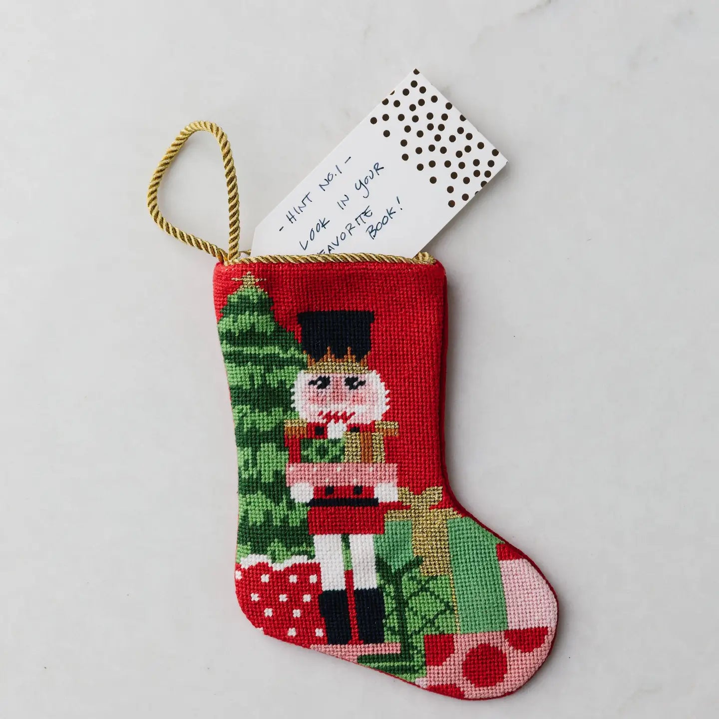 Classic Nutcracker Bauble Stocking