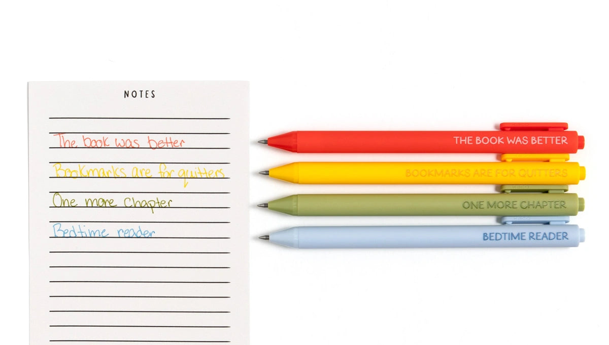 "THE BOOK WAS BETTER" PEN SET