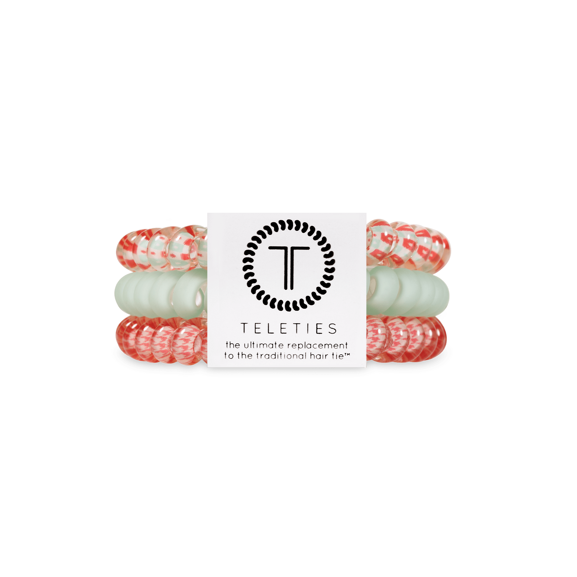 ROUND FLAT HAIR CLIP-MEDIUM-CALMING CORAL