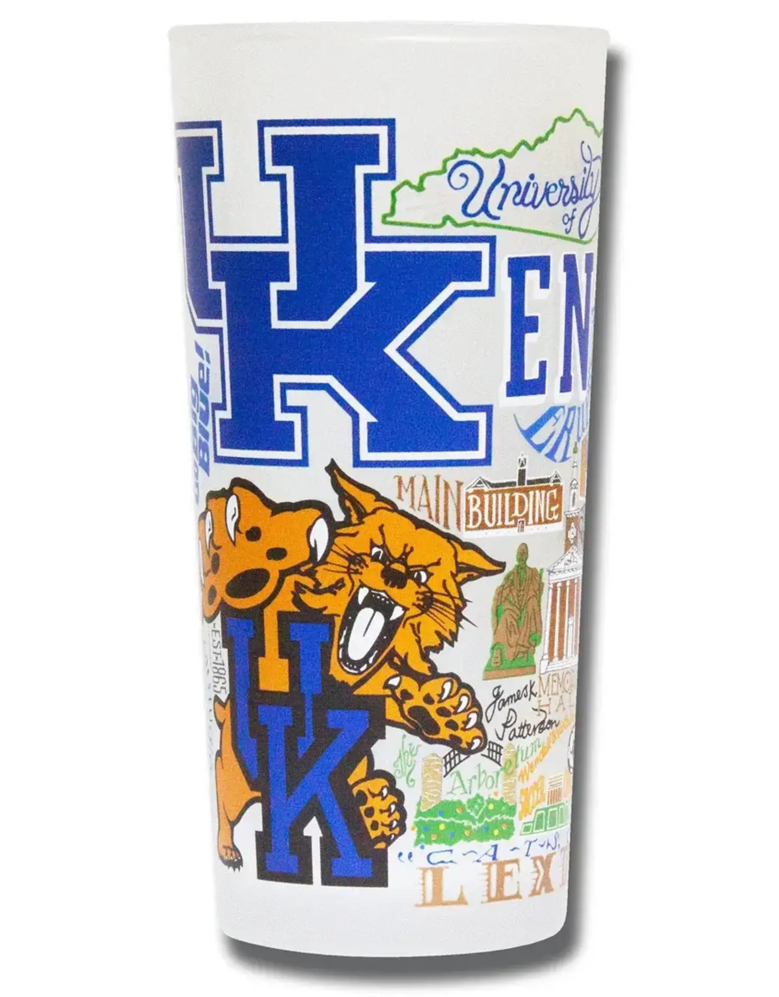 Kentucky, University of Glass (set of 2)