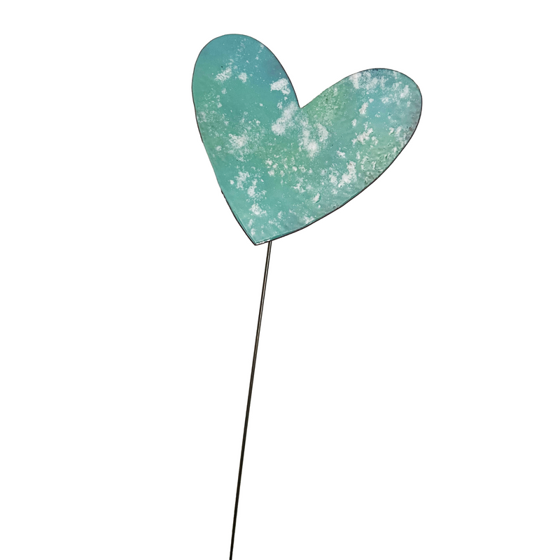 MEDIUM COPPER ENAMEL HEARTS