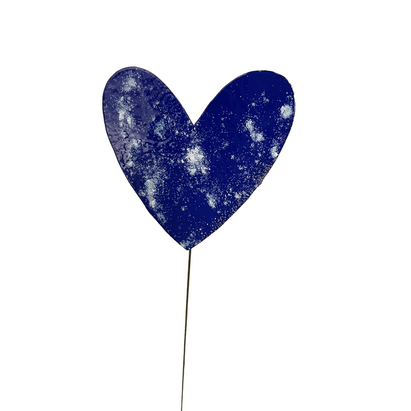 MEDIUM COPPER ENAMEL HEARTS