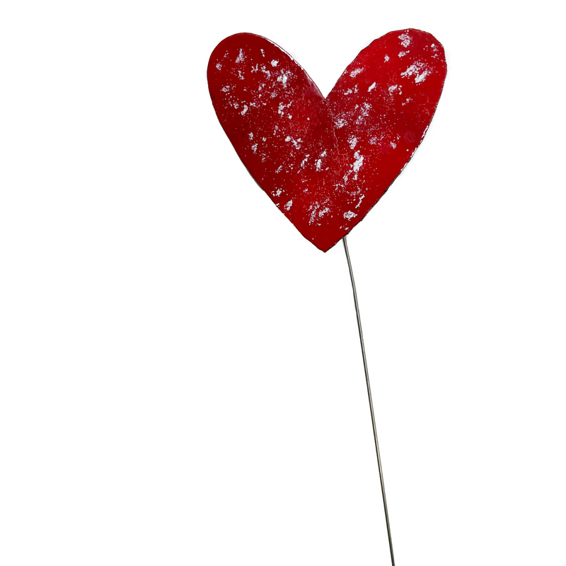 MEDIUM COPPER ENAMEL HEARTS