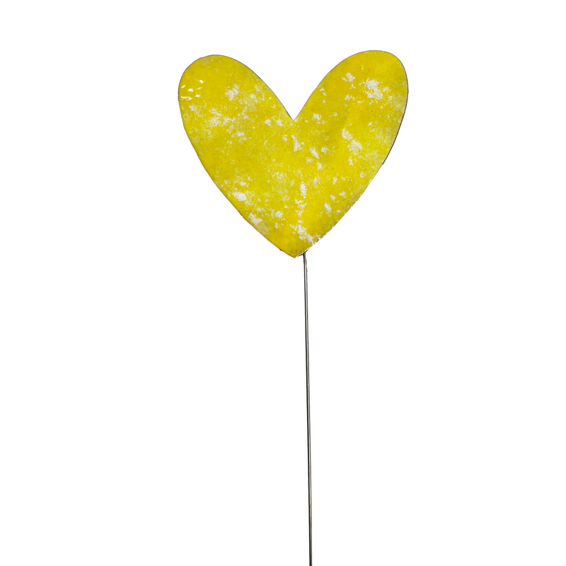 MEDIUM COPPER ENAMEL HEARTS