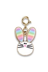 Gold Rainbow Bunny Charm