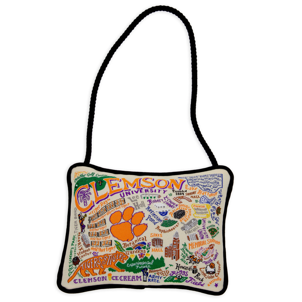 MINI PILLOW ORNAMENT - CLEMSON UNIVERSITY