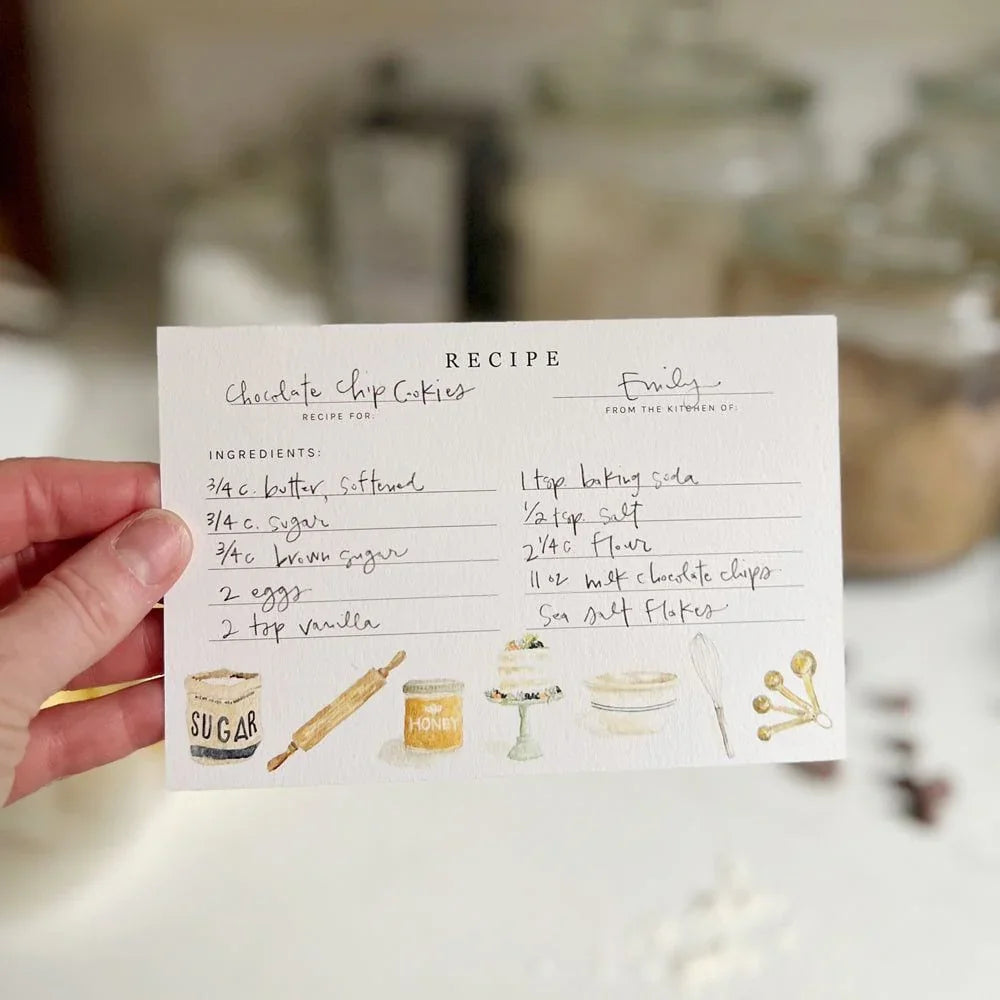 BAKING RECIPE CARDS