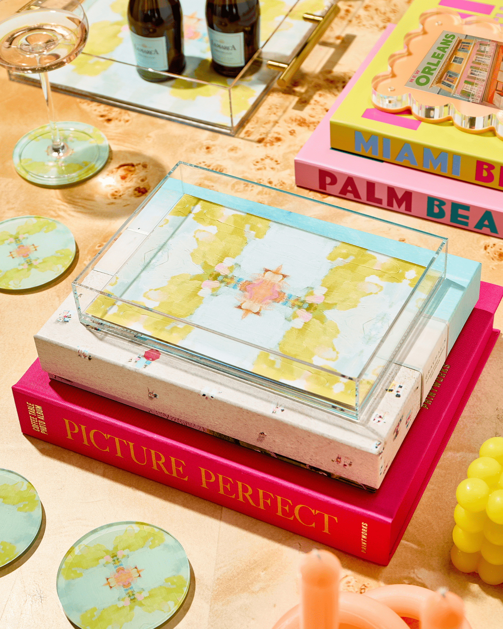 ACRYLIC TRAY GIVERNY/LAURA PARK - Small Tray
