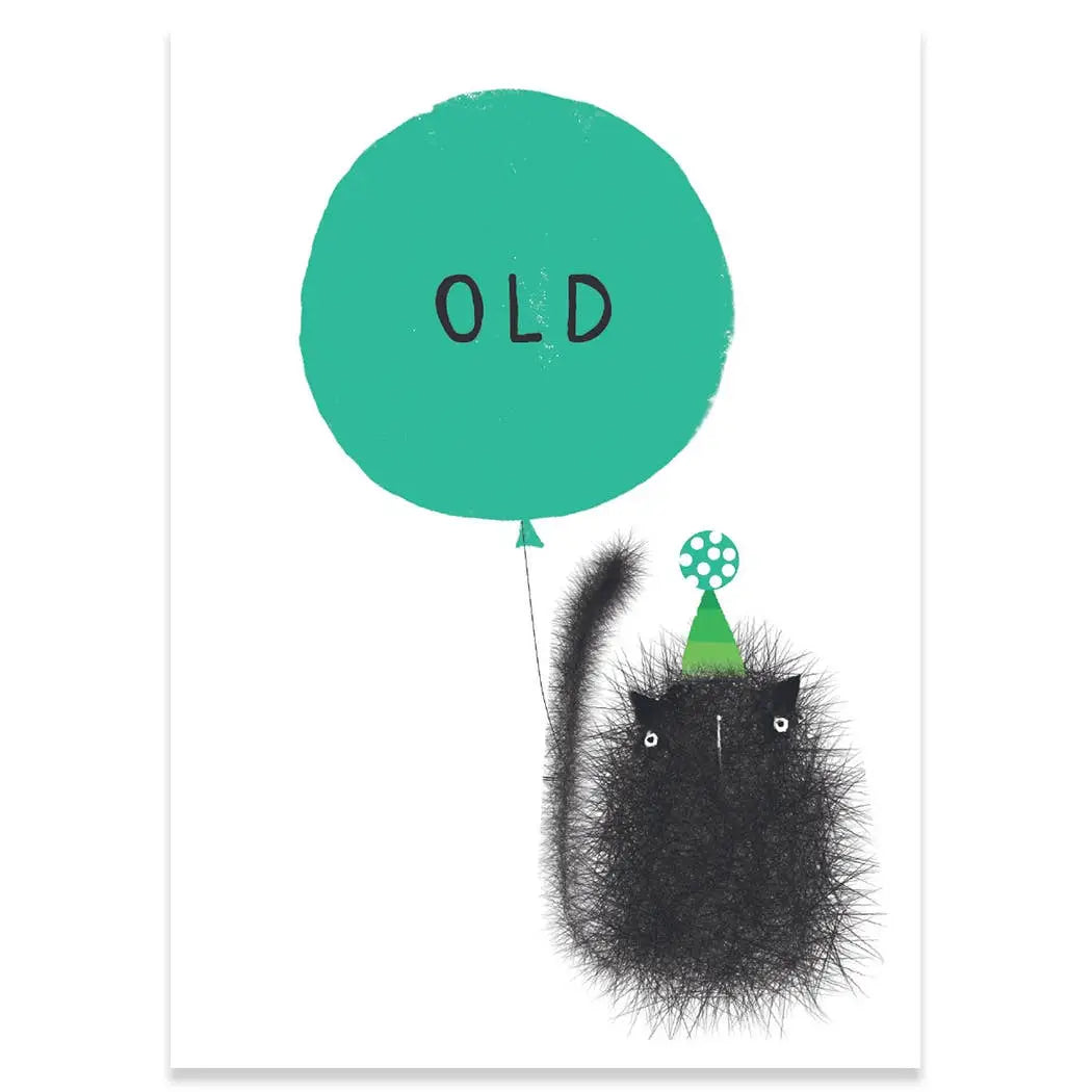 OLD BIRTHDAY GREETING CARD