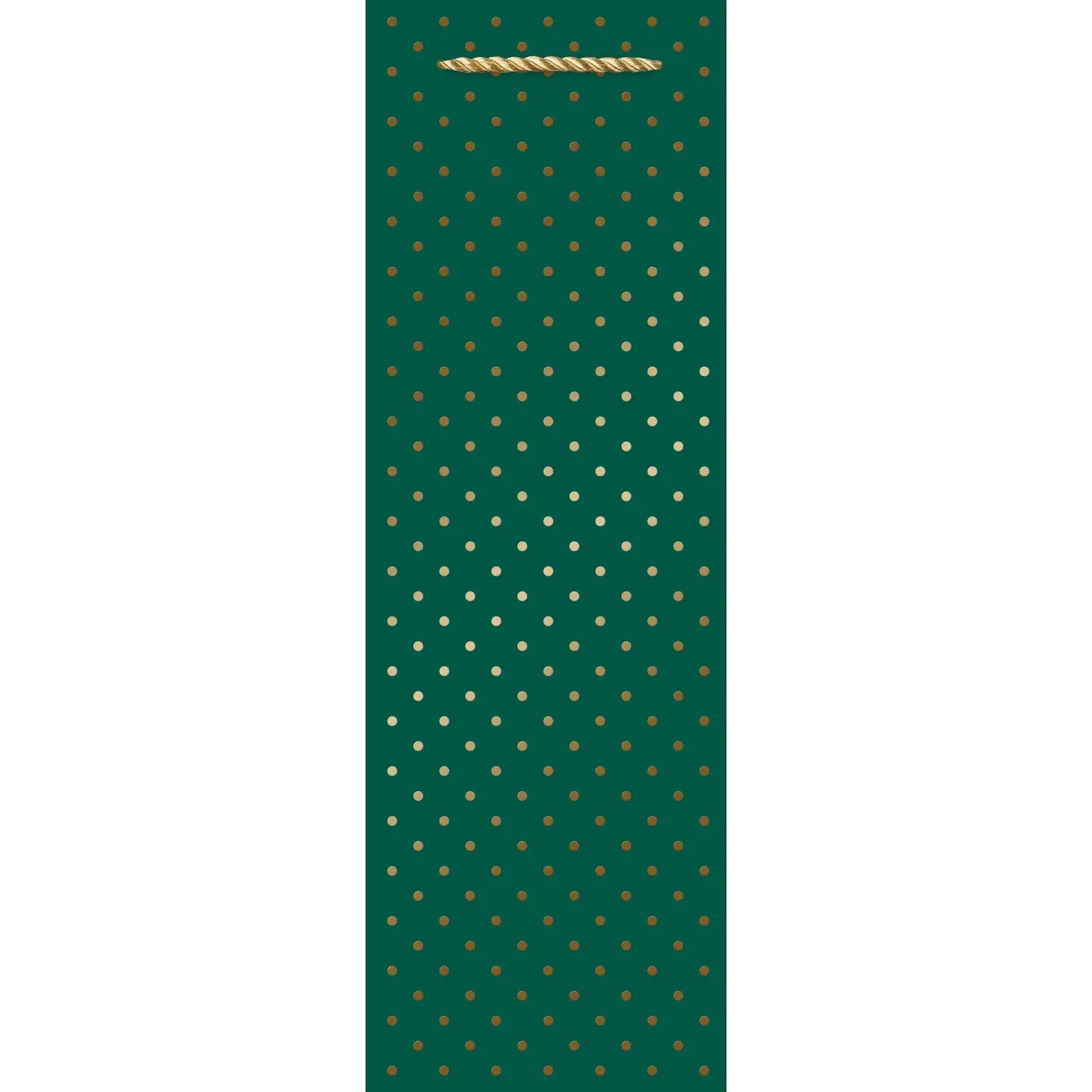 Gold Swiss Dots - Evergreen Tote Bag - Bottle
