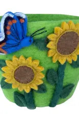 FELT POT; SUNFLOWER