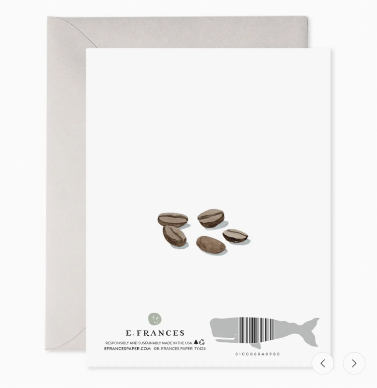 ESPRESSO THANKS MARTINI-THANK YOU-GREETING CARD