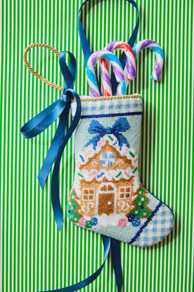 Frosting Coated Cottage Bauble Stocking