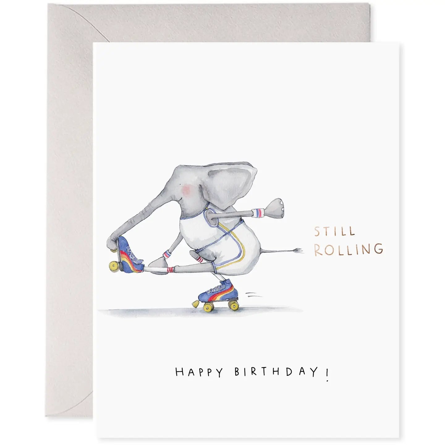 Still Rolling Birthday Greeting Card