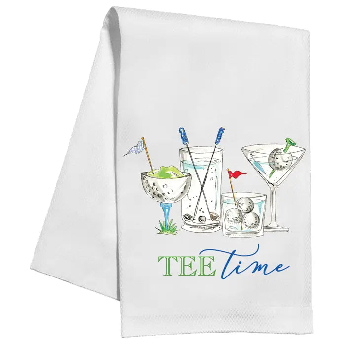 KITCHEN TOWEL -TEE TIME GOLF COCKTAILS