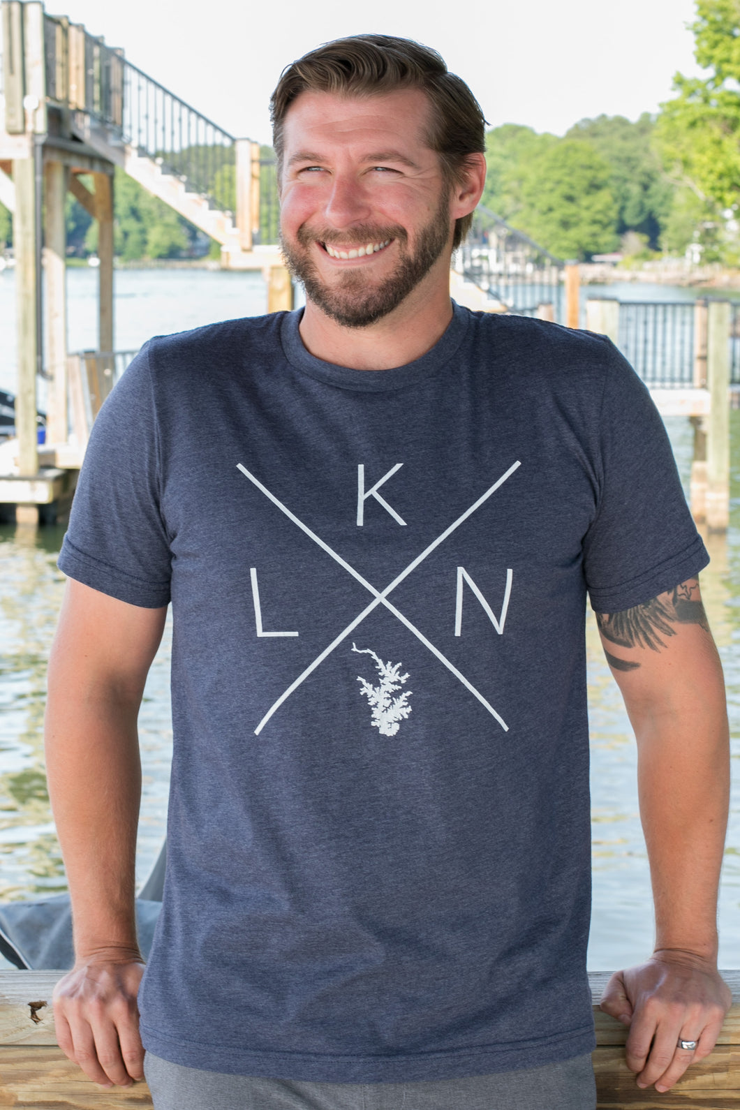 Med. - LKN Lake T-Shirt - Unisex Crew Neck
