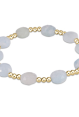 Admire Gem 3mm Gold Bracelet - Aquamarine