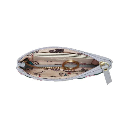 POSIES AND PATISSERIES ZIPPER COIN PURSE