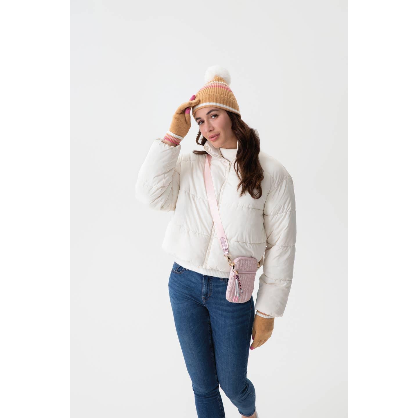 Logan Phone Holder, Rose
