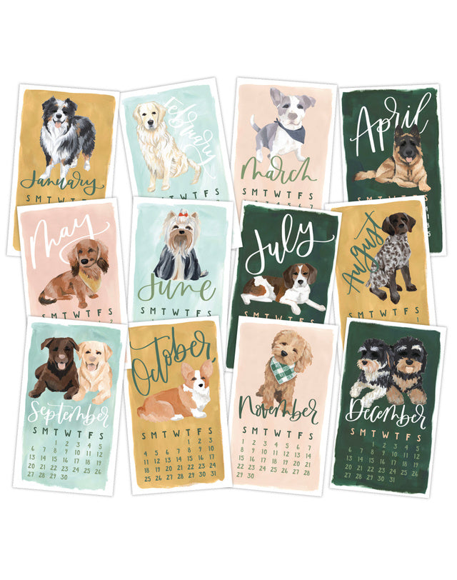 2026 Stump Calendar - Furry Friends