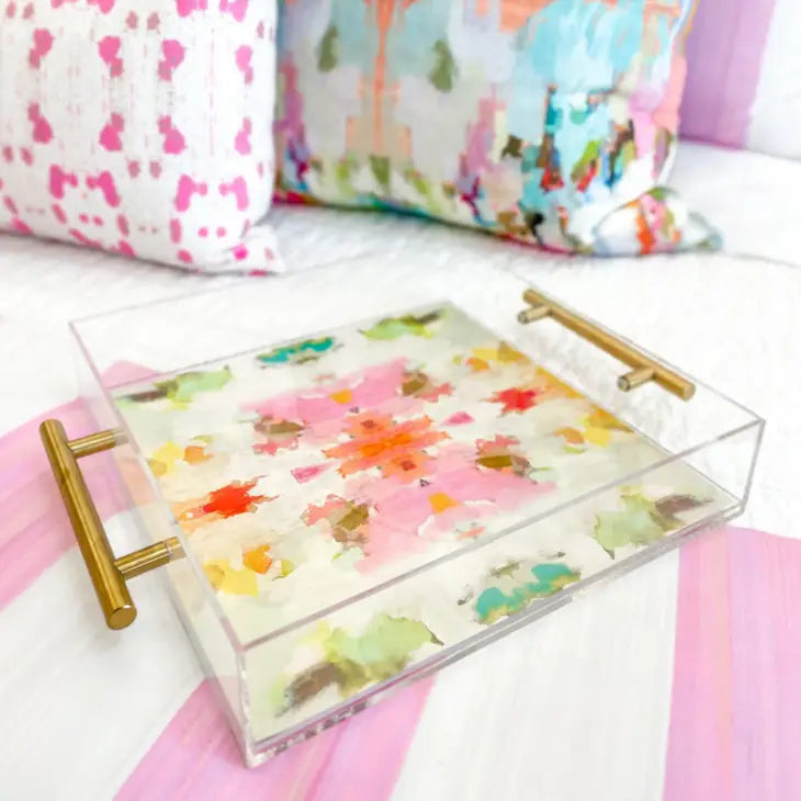 ACRYLIC TRAY GIVERNY/LAURA PARK
