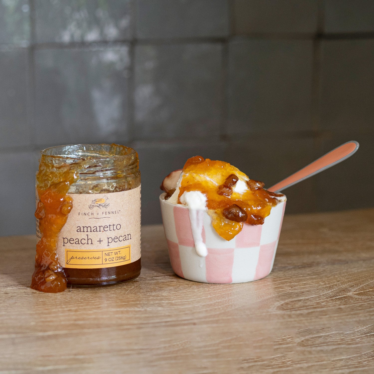 Amaretto Peach & Pecan Preserves