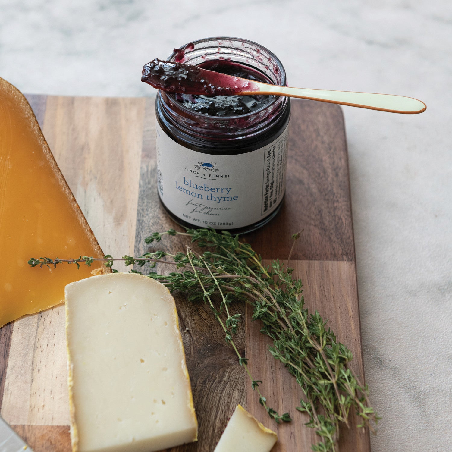 10 oz Blueberry Lemon Thyme Fruit Preserves for Cheese