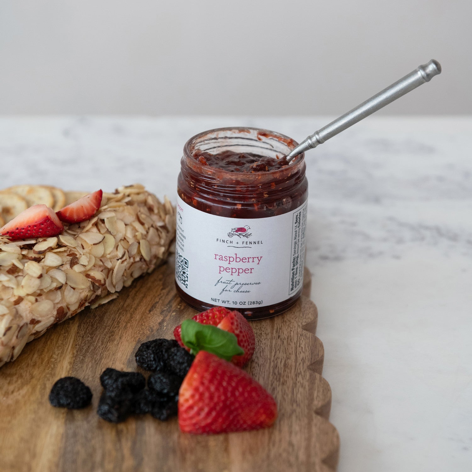 10 oz Raspberry Pepper Fruit Preserves for Cheese