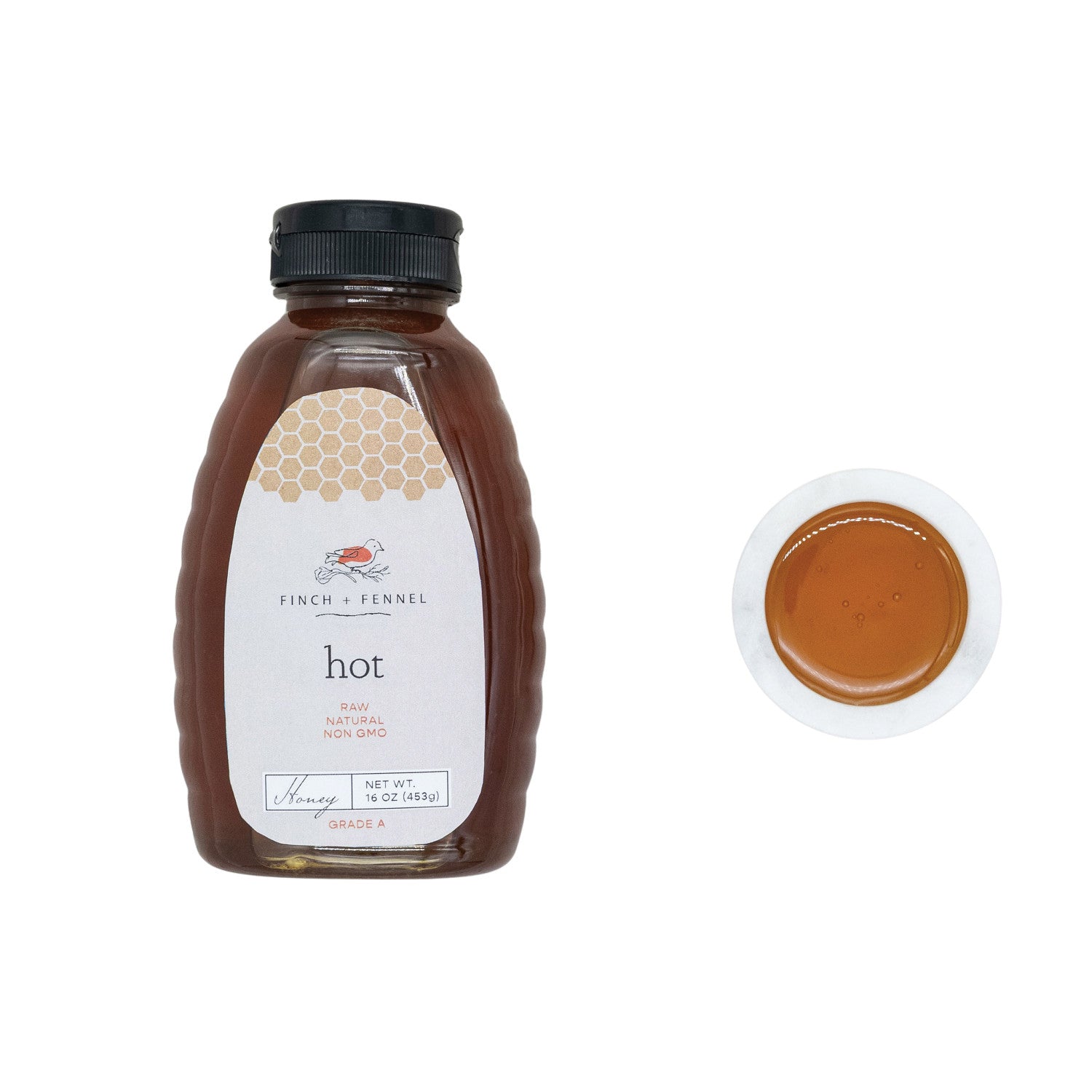 16 oz Grade A Hot Honey