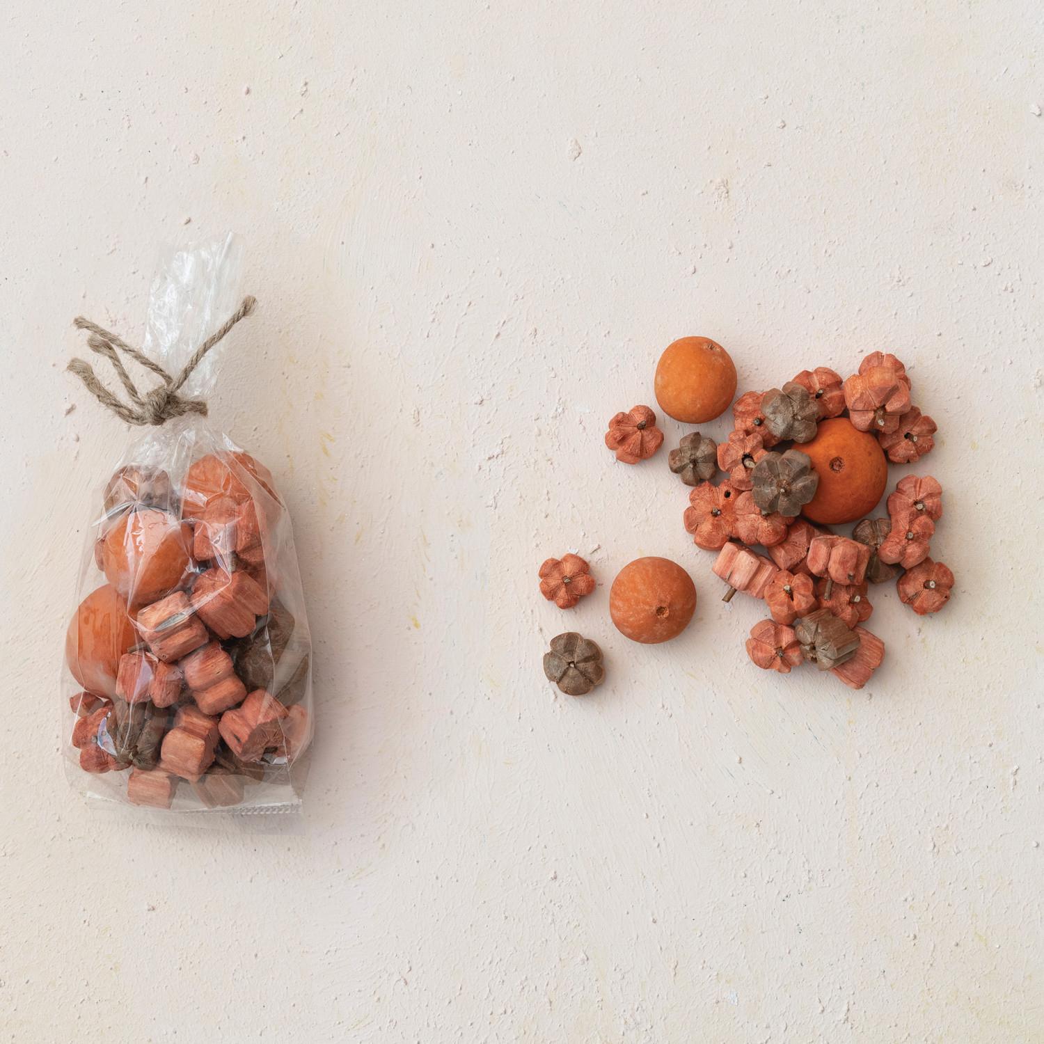DRIED PUMPKIN PODS IN BAG